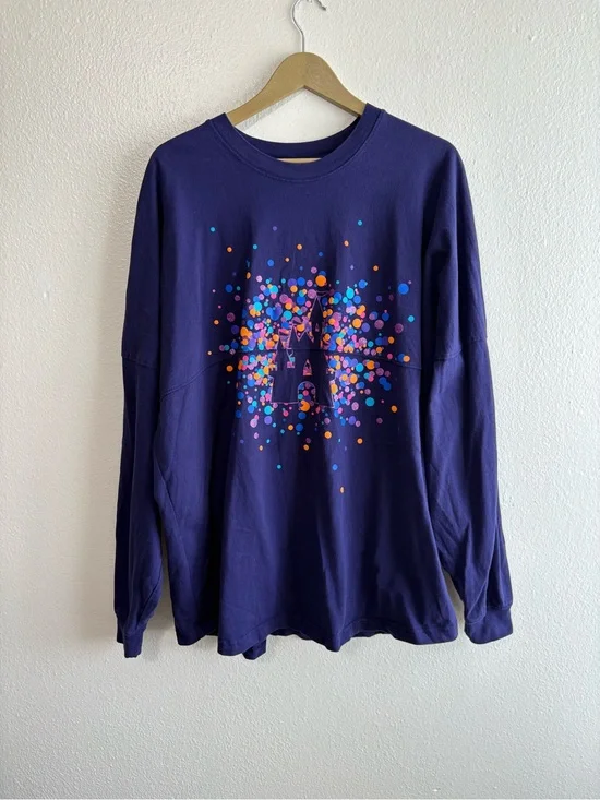Disneyland Paris 30th Anniversary XXL Sparkle Spirit Jersey Purple Castle