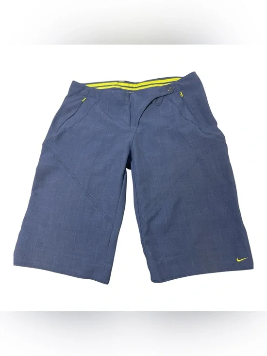 Nike Golf Shorts Women Small blue Bermuda Athletic Activewear