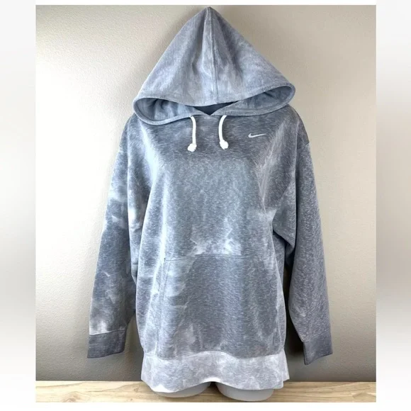 NIKE DRI FIT ICON CLASH PULL-OVER HOODIE Woman’s Size Small Gray DA0923-010