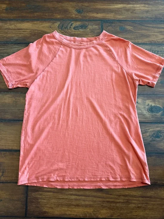 aerie Coral Short Sleeve Tee