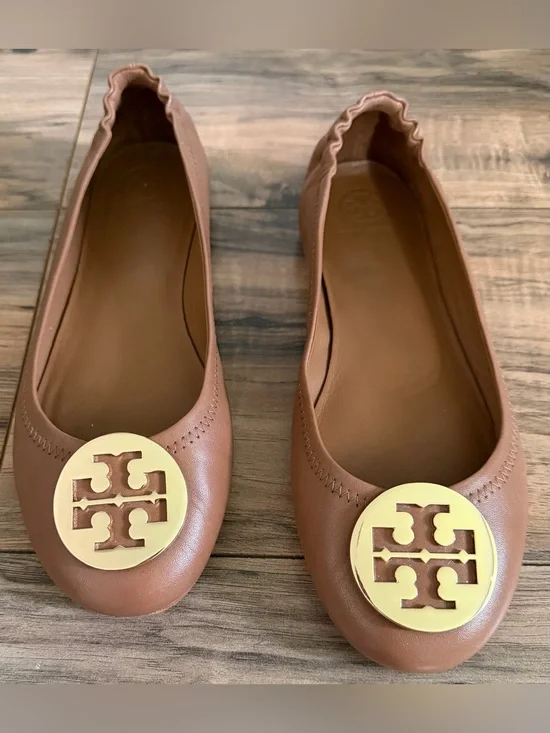 Tory Burch brown ballet flats 8