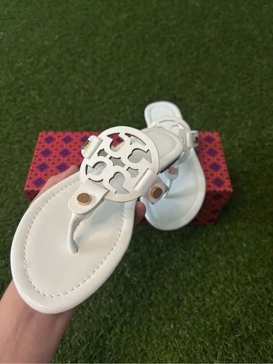 Tory Burch Sandals White Size 8-8.5