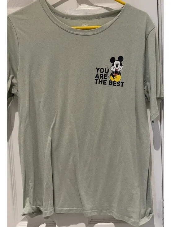 Disney Mickey Mouse Women’s Mint Green Lightweight 1x