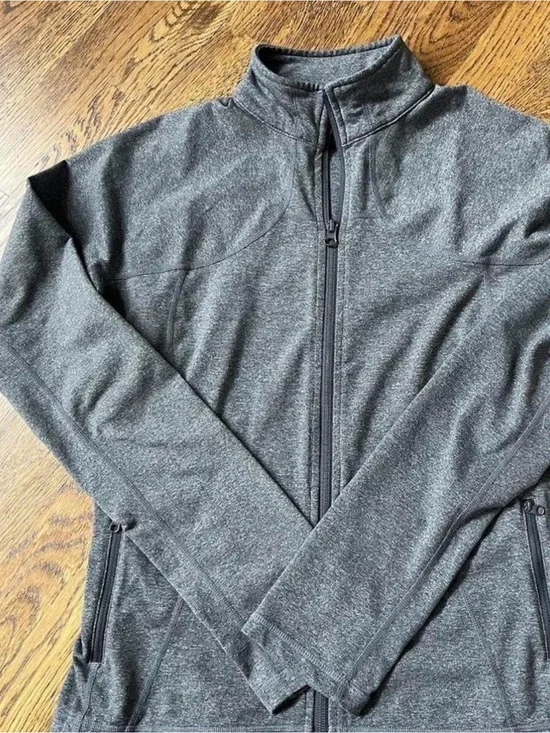 lululemon athletica Charcoal Gray Full-Zip Women's Jacket