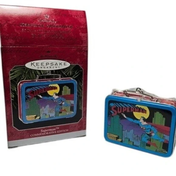 Hallmark Keepsake Superman Lunchbox Ornament Commemorative Man of Steel‎ NIB