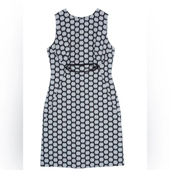 Tory Burch Black and White Patterned Dress