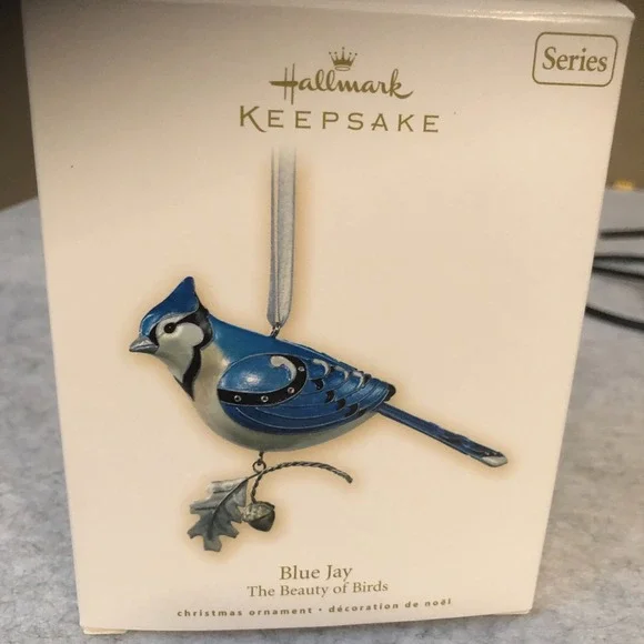 Hallmark Keepsake 2007 Blue Jay The Beauty of Birds Ornament 3rd Series QX7169