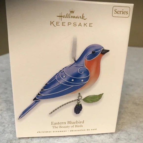 Hallmark Keepsake~2010 Eastern BlueBird~The Beauty of Birds Ornament~6th