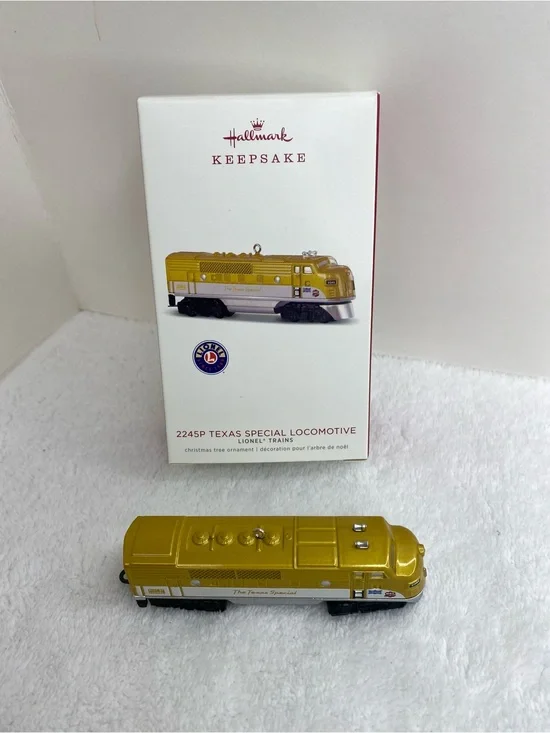 Hallmark Keepsake 2018 Lionel 2245P Texas Special Locomotive Ornament Limited
