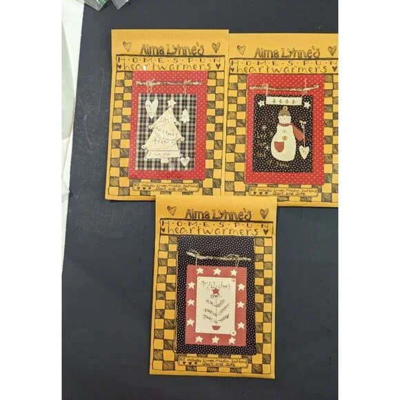 Alma Lynne's homespun heart warmers  craft‎ kit   Christmas snowman