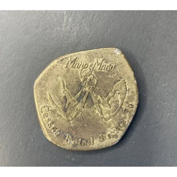 VTG 1978‎ CESSNA RETAIL FIESTA MANO A MANO SOUVENIR COIN TOKEN