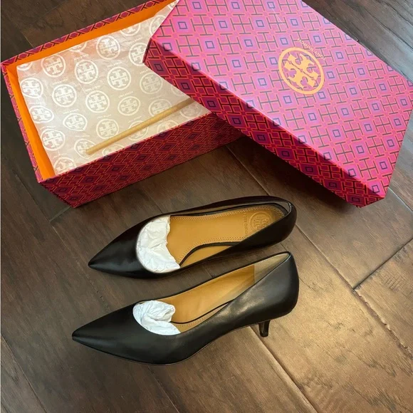 Tory Burch Elana Heels Office Meeting Business Professional wear