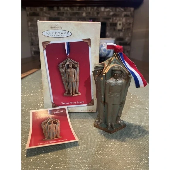 Hallmark 2004 Ornament Those Who Serve Military Army Navy Air Force Marines