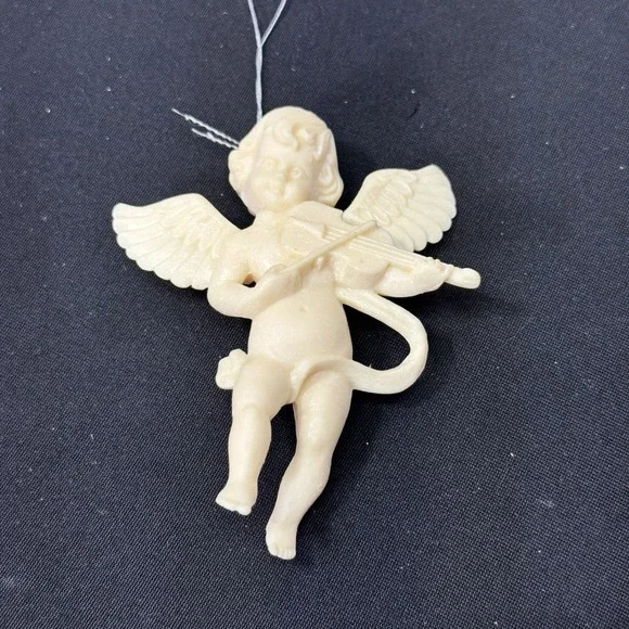 Vintage‎ Angel Playing Violin Ornament