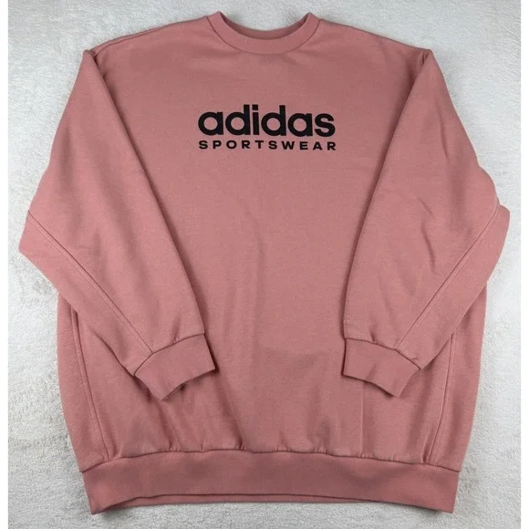 Adidas All SZN Sportswear Fleece‎ Graphic Sweatshirt Pink Women's Size Small