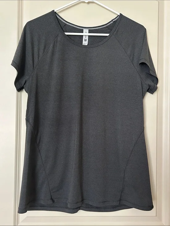all in motion Short Sleeve Athletic Tee - Charcoal