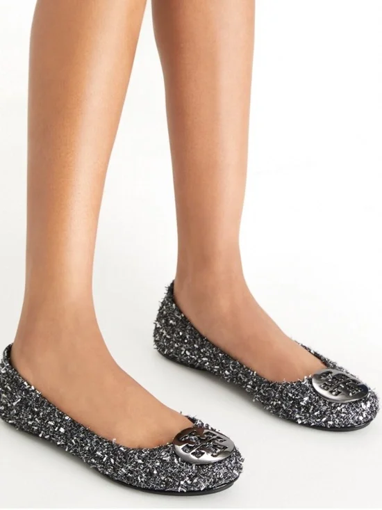 Tori Burch mini travel sandals confetti 10