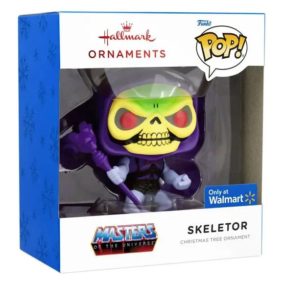Hallmark 2021 Funko Pop MOTU Skeletor Walmart Exclusive Christmas Ornament - New