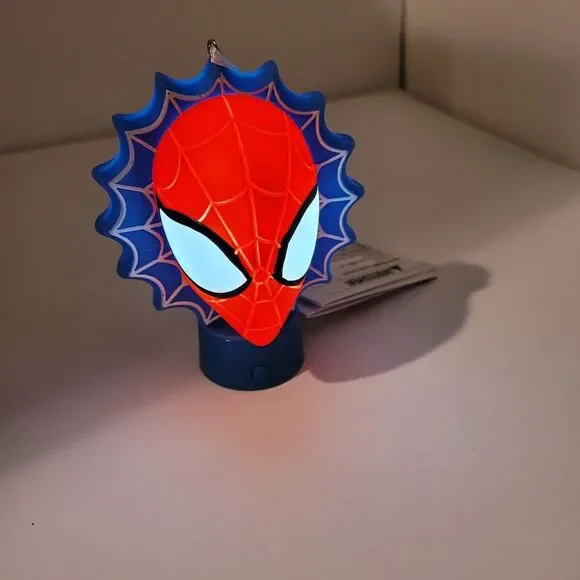 Hallmark Premium Spider-Man Marvel Walmart‎ Ornament Light Up Rare HTF