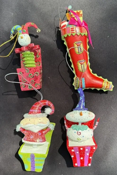 Dept 56 Whimsical Christmas ornament Bobble Springy Rare! -Lo10