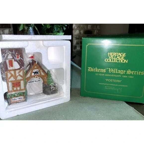 NIB‎ Dept 56 Dicken's Village Series, 10th Anniversary 1984~1994 