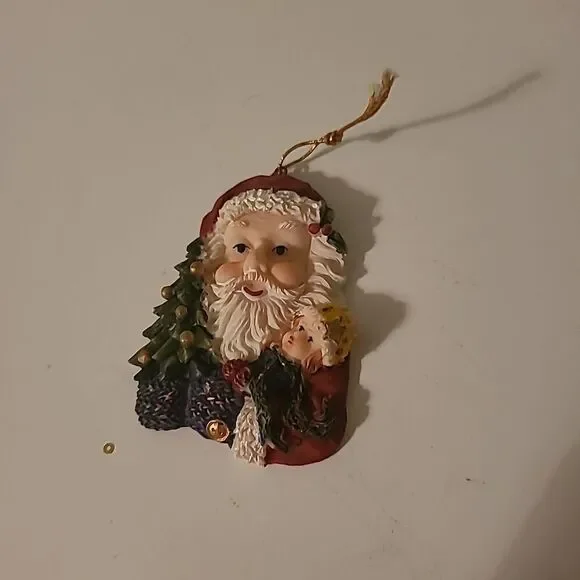 Vintage Santa Ornament # 1