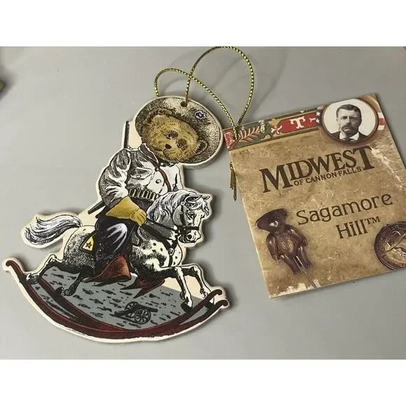 Midwest‎ Of Cannon Falls Teddy Bear Christmas Ornament Sagamore Hill