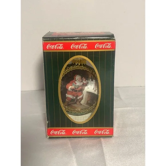 Coca Cola‎ 1995 Trim The Tree Collection Santa Claus Christmas Ornament Boxed