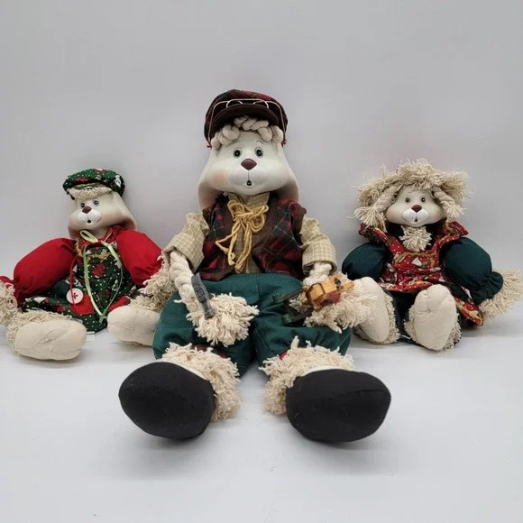 House of Lloyd Christmas Around the World Hip & Hop Grandpa Lloyd Bunny Set Of 3