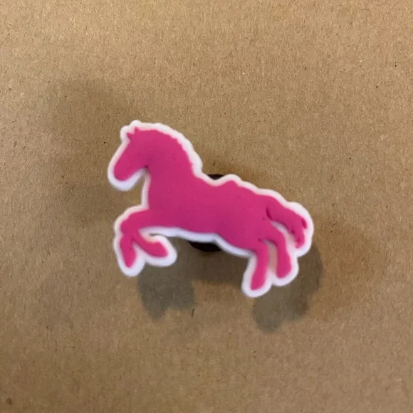 🐊6/$12🐊 Pink Horse Croc Charm