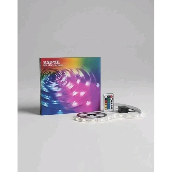 KSIPZE 30m (approx 100ft) RGB LED‎ Strip Lights Music Sync Bluetooth App...