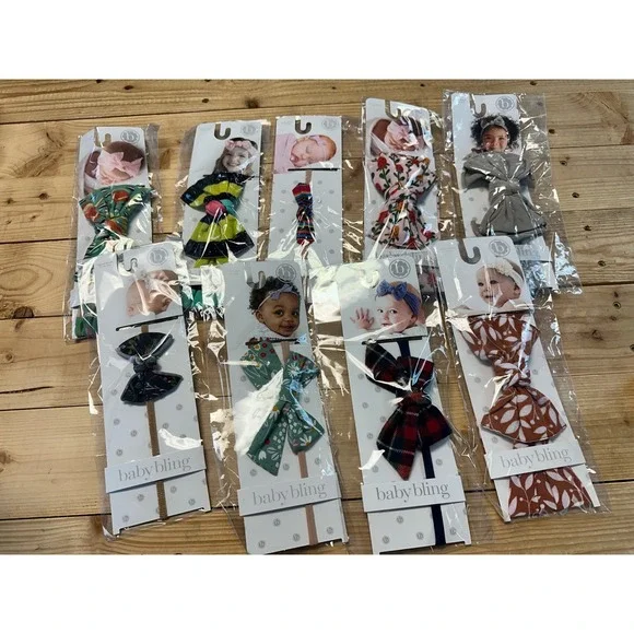Baby Bling Baby Headbands Lot Newborn Infant Toddler Girls Hair‎ Accessories