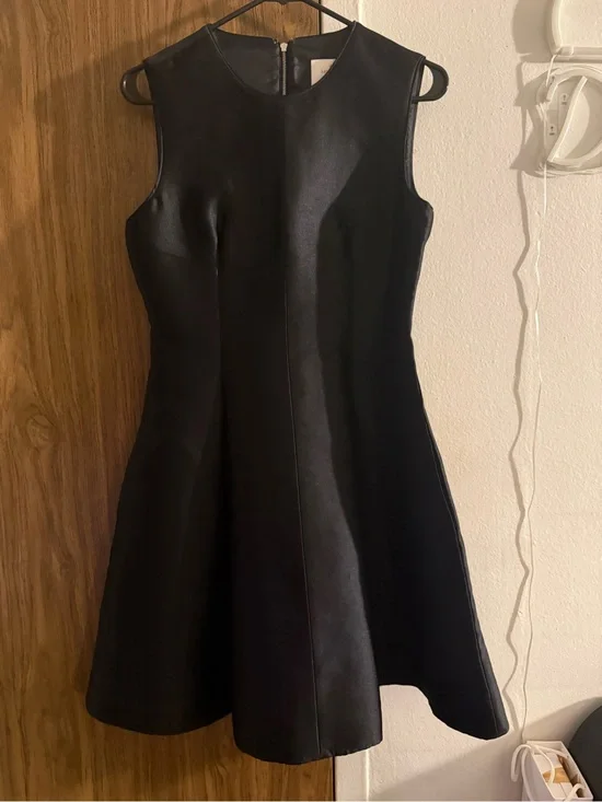 kate spade Black Sleeveless Fit-and-Flare Mini Dress