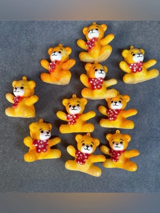 Vintage teddy bear string light covers 90s