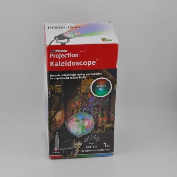 Gemmy Projection Kaleidoscope RGB New LED‎ LightShow Holiday Projector 88579