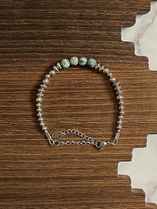 Handmade Sagebrush Prairie Western Pearl Bracelet