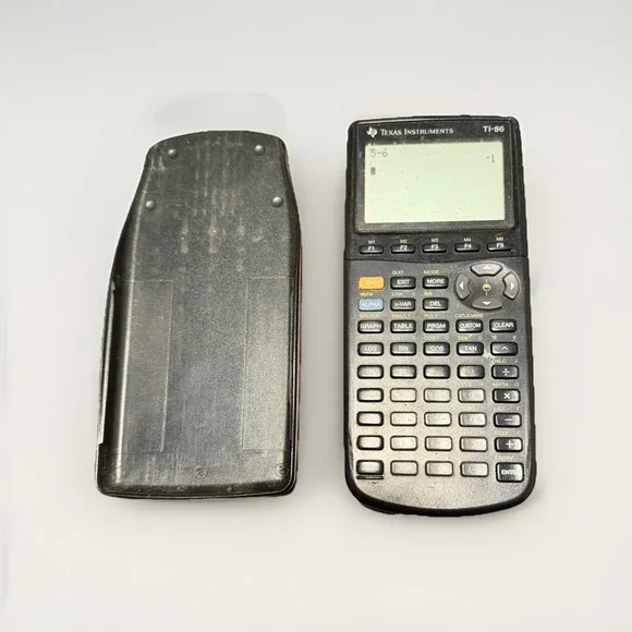Texas Instruments TI-86 Graphing Calculator‎ Tested Working w Cover