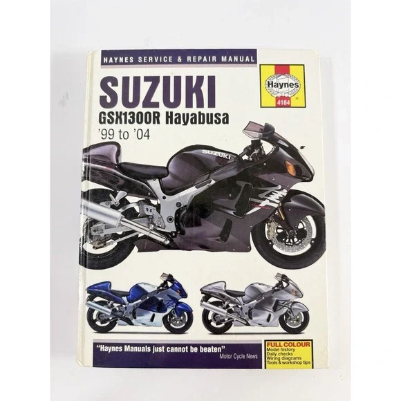1999-2013 Suzuki Hayabusa Busa HAYNES SERVICE & REPAIR MANUAL 4184