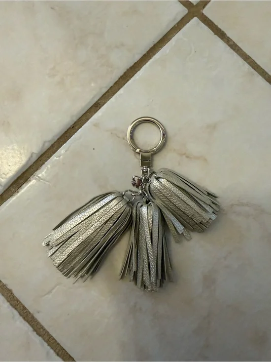Kate Spade gold/Silver Tassel Keychain Charm - Women Accessories