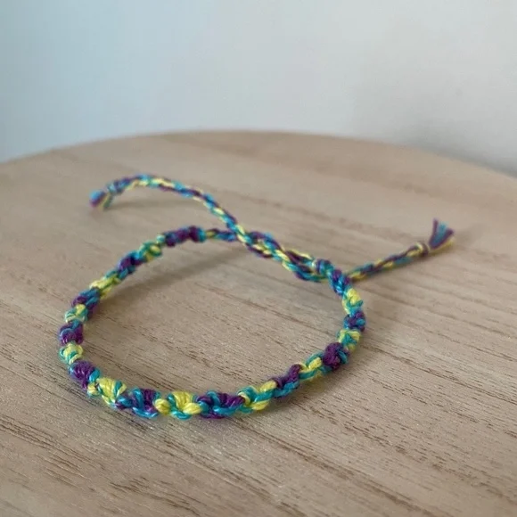10/$25 Colorful Neon Woven Bracelet