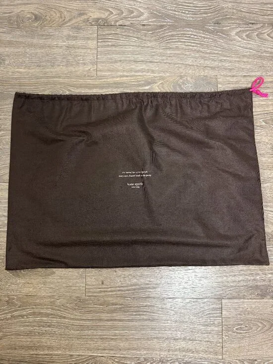 Kate Spade X-Large Brown Dust Bag Purse Protection Case Slip 19.5” x 27”