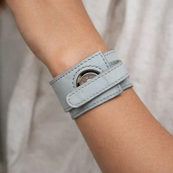 Hermès Gray Artemis Wrap Bracelet