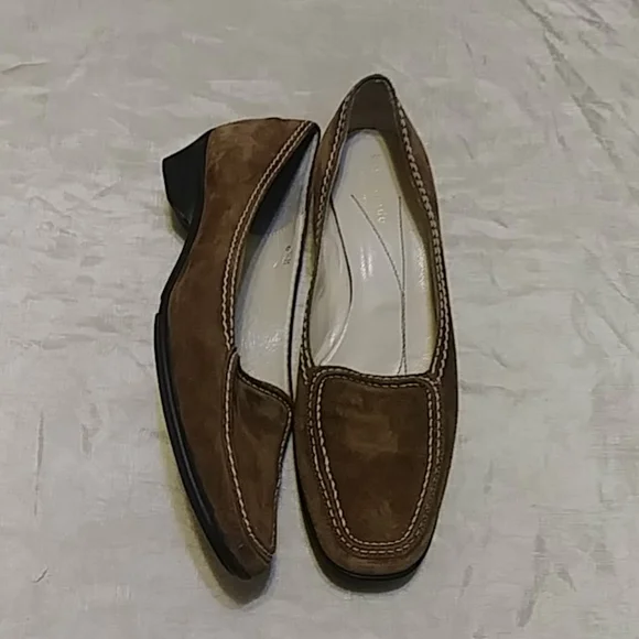 Kate Spade Brown Suede Loafers