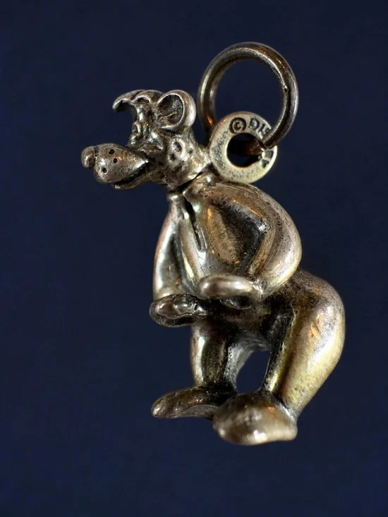 Vintage Disney Baloo the Bear Sterling Silver Charm .925 LE 10000 Jungle Book