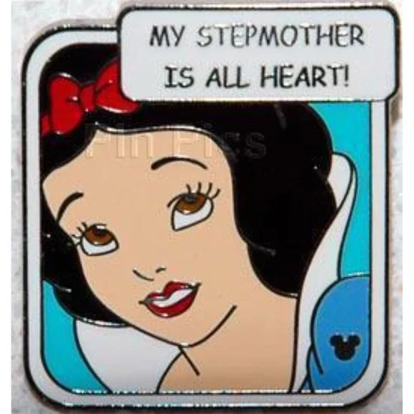 Disney‎ Pin Snow White Princess Quote My Stepmother is all heart DLR 2007 51762