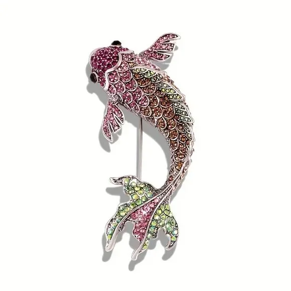 Spectacular Fish Brooch/Pendant
