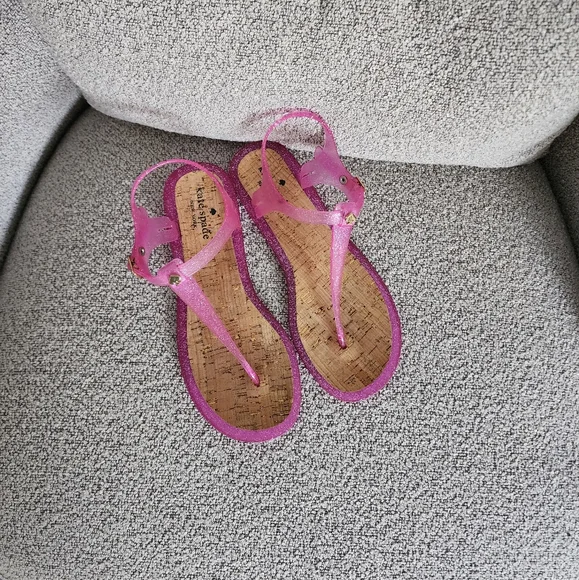 Kate Spade Glitter Jelly Sandals