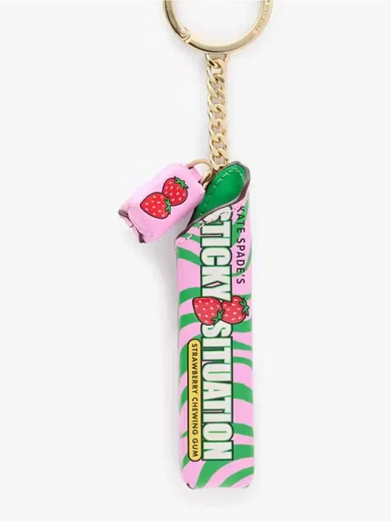 Kate Spade Stick of Gum Sticky Situation Keychain Charm