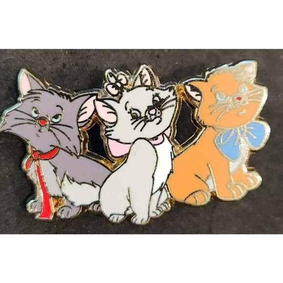 Disney Trading Pin 00095 DS Store‎ Europe Aristocats Kittens Marie Toulou…
