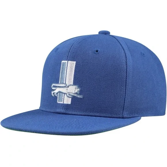 Youth Mitchell & Ness Blue‎ Detroit Lions Gridiron Classics Ground Snapback Hat